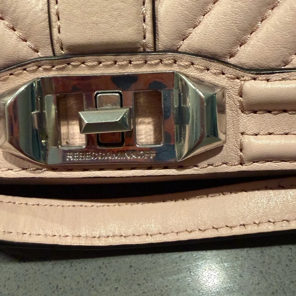 Rebecca Minkoff Pink Quilted Chain Shoulder Bag